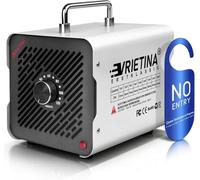 Générateur d'Ozone Domestique 65000 mg/h 35db 150w Machine à Ozone pour Purification de l'Air et Élimination des Odeurs Dispositif d'Ozone Portable O3 pour Bureau, Salle de Bain, Maison, Voiture Blanc