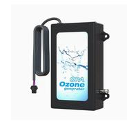 Générateur d'ozone for baignoire, SPA, piscine, 50 /H, Circulation d'eau intégrée, générateur d'ozone à haute Concentration, pompe à air intégrée(DC12V)