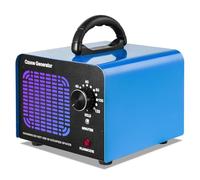 Générateur d'ozone & générateur d'ions négatifs 2 en 1 Purificateur d'air 30 000 mg/h Appareil ozoniseur avec minuterie pour chambre, éliminateur d'odeurs pour la maison et la voiture