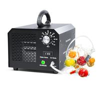 Générateur d'Ozoner pour Eau et Air, 30,000 mg/h Machine à Ozone pour 300 m², Purificateur d'Air Ozoner Industrielle Ozoniseur avec Minuterie pour Habitations, Bureau, Restaurant, Hôtel et Garage