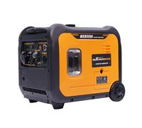 maXpeedingrods Groupe Electrogene Silencieux 5500W Inverter Essence 7,4 PS Démarrage Electrique et Télécommande avec Prises USB et 230V Generator 4 Temps Secours pour les Garage, Jardin, Chantier