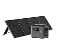 Générateur électrique portable - AFERIY - 512Wh - 800W - Panneau solaire 200W pliable - Batterie LiFePO4, IP65