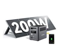 Générateur électrique portable - AFERIY - AF-P180 - 1024Wh LiFePO4 - 1800W - Panneau solaire 200W