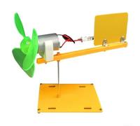 Générateur Énergie Éolienne Piles 20cm Générateur Énergie Éolienne | Assemblage manuel, pour lumière LED , concept énergie renouvelable, plastique pour durable, âge 8+