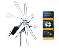 générateur éolien 1000W, pales en fibre de verre durables, options de tension 12V/24V/48V ,Avechybride, 24V