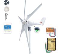 Générateur éolien, 3 ou 5 pales, haut rendement, 5 lames 600W-a, 12V