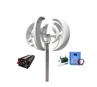 Générateur éolien à 5 pales 3000 W 12 V/24 V/48 V, kit de moteur axe vertical for lanterne, hybride domestique, éclairage public, utilisation électromagnétique(Off Grid system,12V)