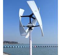 Générateur éolien à axe vertical de 20 000 W, AC 12 V 24 V 48 V 220 V, éolienne verticale à sustentation magnétique silencieuse pour l'appoint d'énergie domestique(12V)