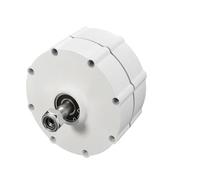 Générateur éolien, Alternateur de générateurs électriques à aimant Permanent sans engrena 5000W 12V 24V 48V 5KW for générateur d'éolienne moteur Dynamo moulin vent(No Base,DOUBLE SHAFT_48V_5KW)