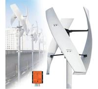 Générateur éolien de 12 000 W, système vertical à sustentation magnétique à 3 pales, 12 V/24 V/48 V/220 V, contrôleur performant pour applications domestiques, camping-cars et marines, solution d'éner