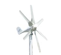 Générateur éolien, régulateur hybride MPPT, énergie alternative, 48V, avec régulateur MPPT, 800W 6 lames
