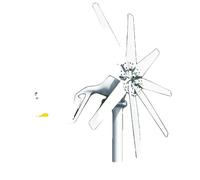 Générateur éolien, régulateur MPPT, faible niveau sonore, 24V, turbine éolienne uniquement, 1000W