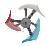 Générateur éolien vertical triphasé 400 W - Régulateur de turbine éolienne - Contrôleur d'axe avec installations éoliennes de jardin - 12 V