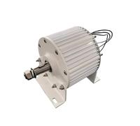 Générateur éolien, Wind Generator High Efficiency 1KW 48V 96V 220V 230V 380V Electric 500RPM 3 Phase AC Permanent Magnet Alternator With Motor Base Home domestiques/hybrides(1KW96V)