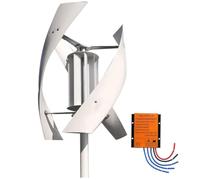 Générateur Éolienne 3000W/8000W 3 lames Turbine Éolienne Domestique Verticale Kit D'éolienne En Spirale Éolienne Triphasée Éolienne avec Contrôleur,pour équipement,8000W-24V