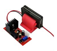 Générateur haute tension 12 V Entrée 30 000 V Sortie d'impulsion Module d'alimentation élévateur pour l'enseignement Outil d'enseignement électronique Test d'équipement électronique Unité rouge 8 x