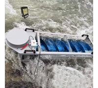 Générateur hydraulique en Spirale Archimedes Générateur de Turbine à Eau Portable Haute Puissance 1500 W Système d'énergie Propre Efficace à Faible tête avec Noyau de lévitation magnétique