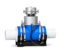 Générateur hydraulique horizontal 1000 W 220 V AC turbine à eau basse tête | Conception de sortie de 114 mm avec compatibilité de tuyau de 50 mm pour les systèmes hydroélectriques à petit flux