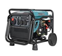 Générateur inverter Könner & Söhnen KS 4100iE, puissance maximale 4000W, prises: 2x16A (230V), 2 ports USB, écran LED, mode d’économie de carburant, enroulement en cuivre, moteur EURO V