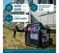 Générateur Inverter KS 8100iE 1/3 ATSR