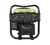 K&S Basic KSB 21i Générateur à essence 4 temps 2,9 CV avec régulateur de tension automatique, protection contre les fuites d'huile, norme Euro V, 2000 W, 2 x 16 A (230 V) pour le camping et la pêche