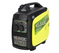 Générateur Inverter KSB 22i S 2000 W Conversion électronique, générateur à essence léger EURO V, 2 prises 16 A (230 V), mode ECON, boîtier d'isolation acoustique, compact.