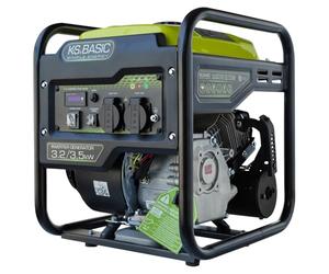 Générateur inverter KSB 35i puissance max 3500 W, conversion double du courant, convient aux appareils sensibles, moteur EURO V, 2x16A (230V), mode économie de carburant. e protection IP23M
