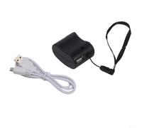 Générateur manuel à manivelle dynamo pour chargement de téléphone portable - Alimentation USB de secours pour smartphone, tablette, voyage, équipement de survie, noir