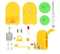 Générateur Manuel Jouet | Kit d'Expérience Scientifique sur l'Énergie - Projet Manuel Portable pour Expériences Scolaires et Activités Maison