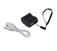 Générateur manuel USB Dynamo Powerbank pour téléphone portable (noir) | Alimentation manuelle, pas besoin de batterie, idéal en cas de courant, de tempête ou de panne de courant