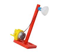 Générateur mécanique manuel pédagogique pour des expériences de compréhension de la production d'électricité, cours de physique. Générateur à manivelle