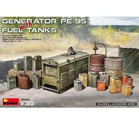 Générateur Pe-95 With Fuel Tanks 1:3 5 Plastique Model Kit Miniart