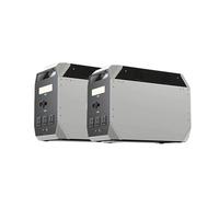Générateur Portable 4000 W, Batterie LiFePO4 2000 W En Parallèle, Centrale Électrique 2048 Wh, Batterie Extensible 2000 W(2PCS 2000w,AU)