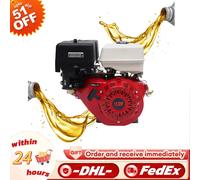 Générateur portable 420cc alimenté par gaz 9700W 15HP 4 temps, pour secours à la maison et RV prêt rouge/noir