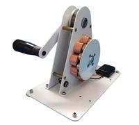 Générateur portable à manivelle pour enseignement physique et alimentation d'urgence, chargement USB, électromagnétisme 12 V, idéal pour les voyages, le camping et la randonnée