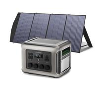 Générateur solaire 2500W ALLPOWERS, centrale électrique portable 2016Wh LFP avec panneau solaire pliable 200W