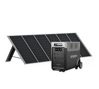 Générateur Solaire 3600W AFERIY,Centrale Électrique Portable 3048Wh LFP avec Panneau Solaire Pliable 400W,USB, IP65