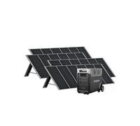 Générateur Solaire 3600W avec 4 Panneaux Solaires 400W - Batterie LiFePO4 3840Wh, 220V-240V, Panneaux Pliables USB IP65 - Idéal pour Camping, Voyage