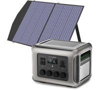 Générateur solaire ALLPOWERS 2500W, centrale électrique portable 2016Wh avec panneau solaire 100W