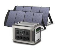 Générateur solaire ALLPOWERS 2500W centrale électrique portable 2016Wh LFP avec panneau solaire pliable 2X 200W