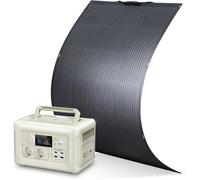 Générateur solaire ALLPOWERS 600W batterie LiFePO4 blanc cassé 299WH centrale électrique portable avec panneau solaire Flexible