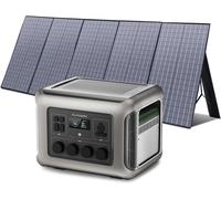 Générateur solaire ALLPOWERS R2500 avec panneaux solaires 400 W, centrale électrique portable LiFePO4 2016 Wh, 2500 W Générateur