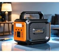 Générateur Solaire Camping 100W Intégré Enceinte Bluetooth, LiFePO4 76,8Wh | Avec Sortie CA 220V/110V, Chargeur PD Radio FM Lumière SOS Voyage Extérieur(110V)