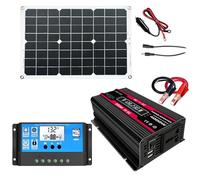 Générateur Solaire De Camping - Station D'énergie Mobile, Boîte Électrique Compacte | 220V AC-Onduleur, Unité De Stockage Solaire Rechargeable Avec Configuration De Panneau Pliable Utilisé Pendant Les