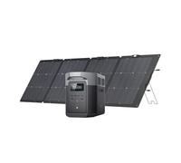 Générateur solaire EcoFlow DELTA 2 Max 2048 Wh Batterie LFP de secours avec Portable panneau solaire 220W Sortie CA 3100 W Charge rapide 0% -1000% en 81 minutes pour extérieur, camping, VR, balcon