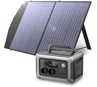 Générateur solaire portable ALLPOWERS R600, batterie 299Wh avec panneau solaire 100W, station d'énergie 600W pour camping et