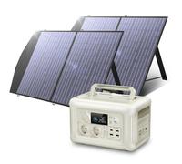 Générateur solaire portable ALLPOWERS R600, batterie 600W 299Wh, avec 2 panneaux solaires 100W