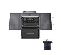Générateur solaire portable EcoFlow RIVER 3 Max Plus avec panneau solaire de 220 W, batterie LFP 858 Wh, sortie jusqu'à 1 200 W, connexion sans fil, pour activités extérieures, camping et camping-car