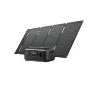 Générateur solaire portable EF EcoFlow RIVER 3 avec panneau solaire 45 W, 245 Wh de capacité, 600 W puissance de sortie, technologie GaN, temps de transfert de < 20ms, station électrique pour camping