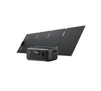 Générateur solaire portable EF EcoFlow RIVER 3 avec panneau solaire 60 W, 245 Wh de capacité, 600 W puissance de sortie, technologie GaN, temps de transfert de < 20ms, station électrique pour camping